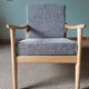 Grey Boomerang armchairs