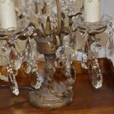 Bronze girandole with tassels