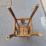 Vintage bamboo selette
