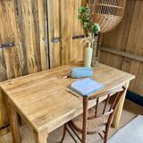 Table de ferme restaurée
