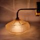 Pair of vintage 1940s Art Deco wall lights from France - newly electrified