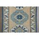 1970s Vintage Turkish Hand-Knotted Wool Cotton Orange Runner Rug 72x288