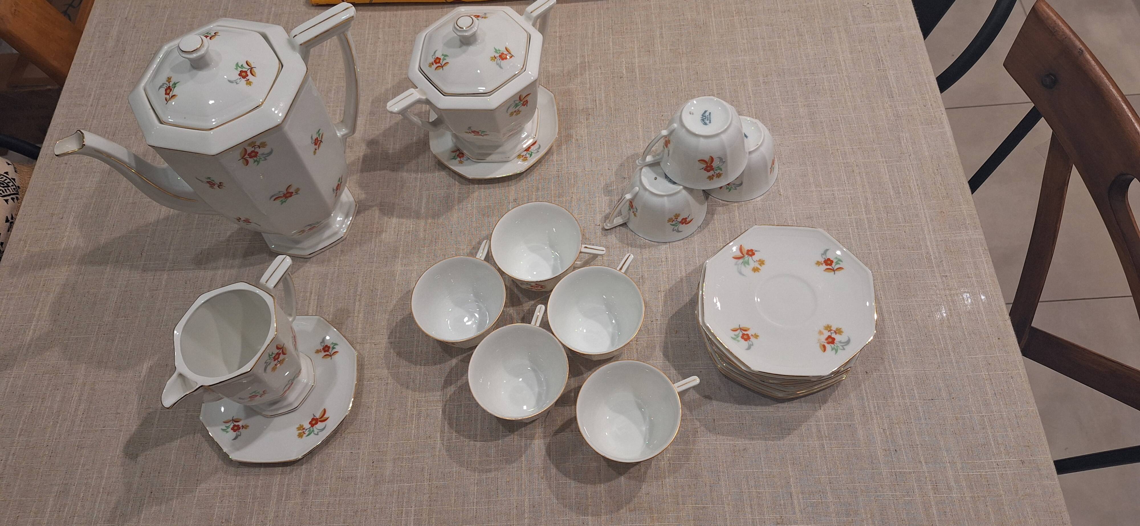 Coffee or tea service Porcelain Epiag D.F.