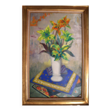 Paul Alex Deschmacker, Lily in a white vase (circa 1940)