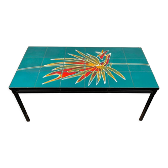 Vintage ceramic coffee table 1960
