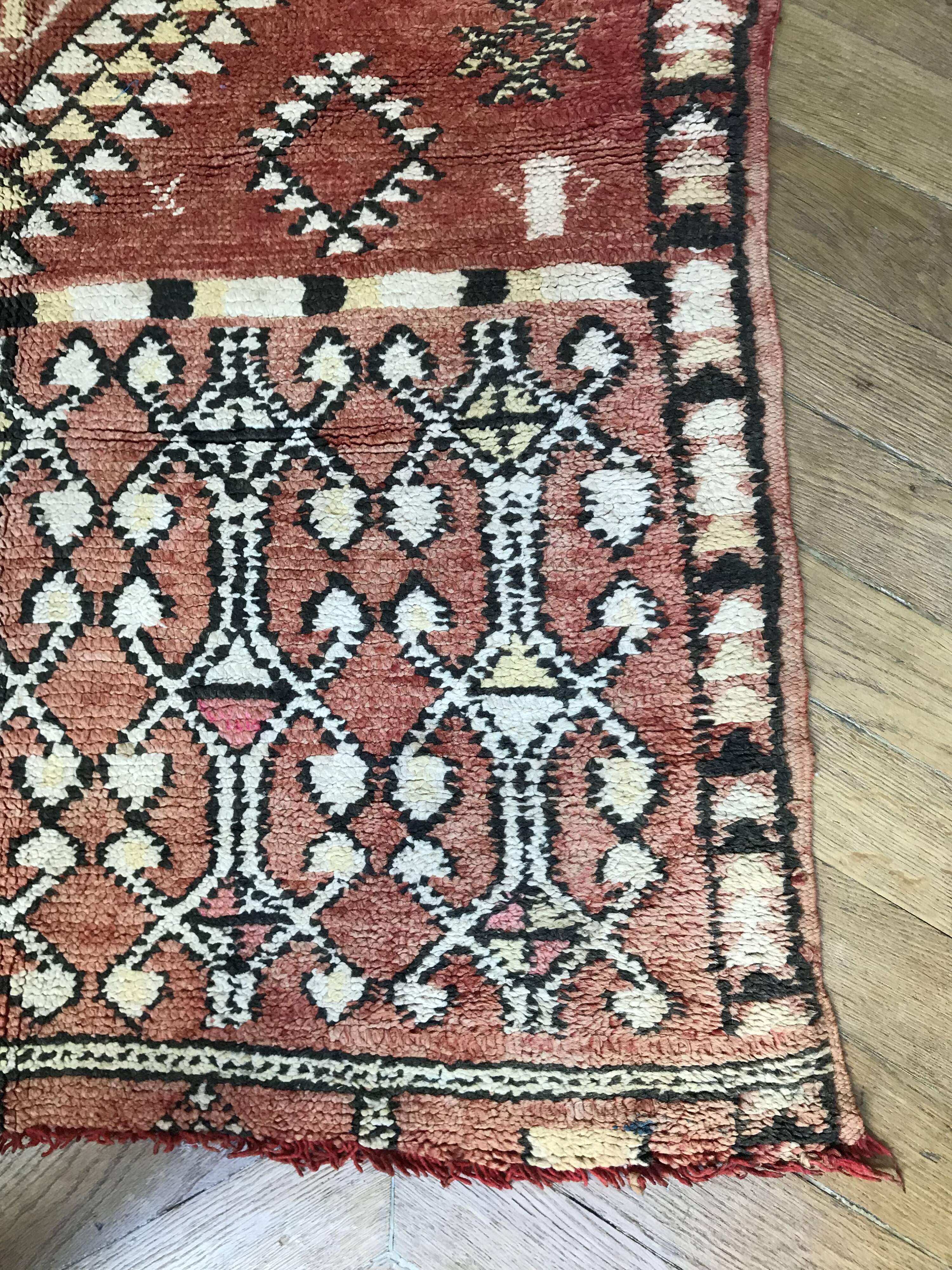 Tapis Zemmour ancien 200 x 110 cm