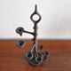 cast iron and brass candelabra by Jens Quistgaard, Denmark 1960's