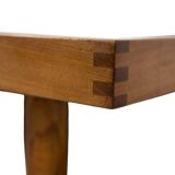 Pierre Chapo. “Godot” model blond oak bed. 1960s.