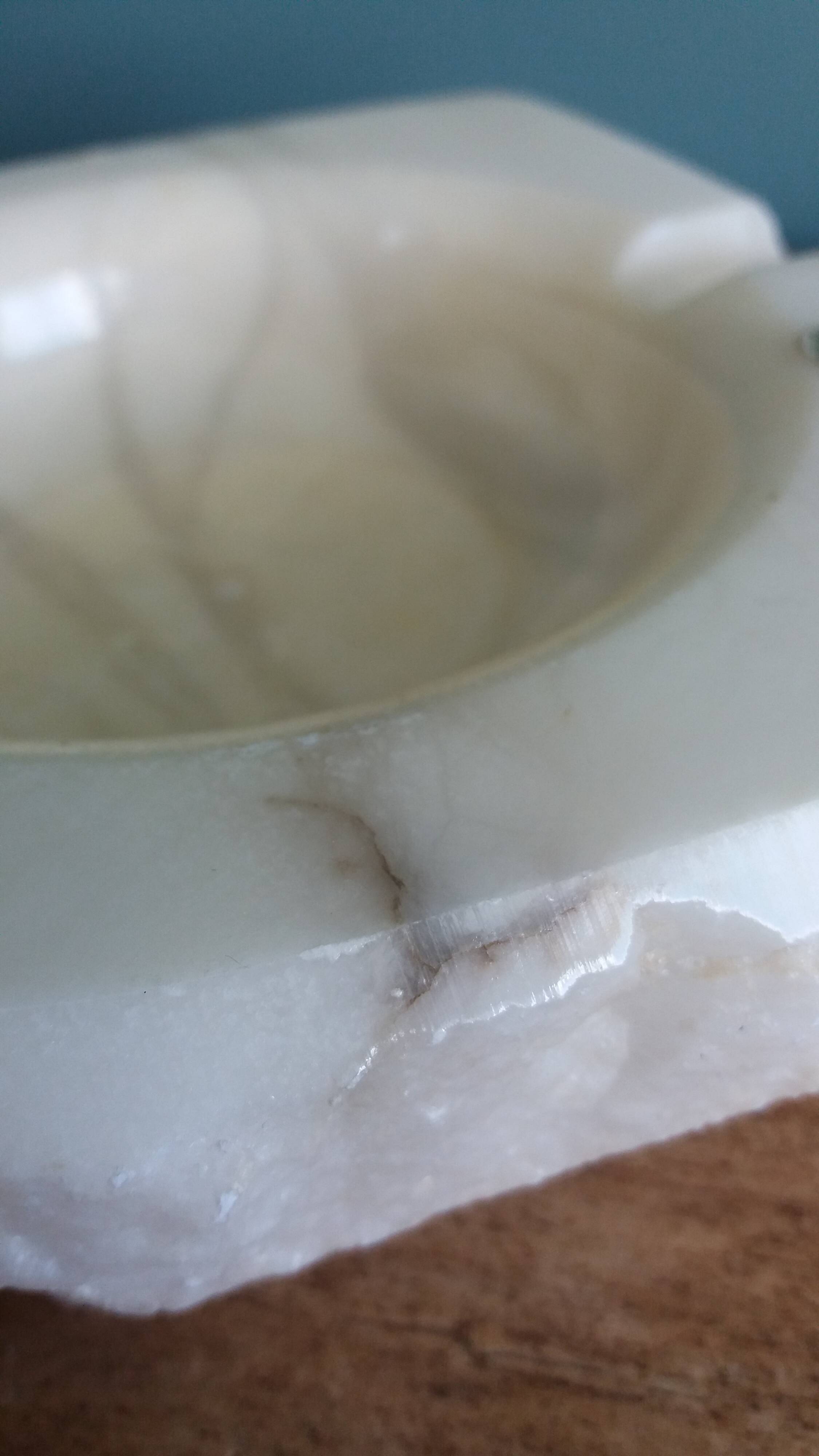 Alabaster ashtray, Italy