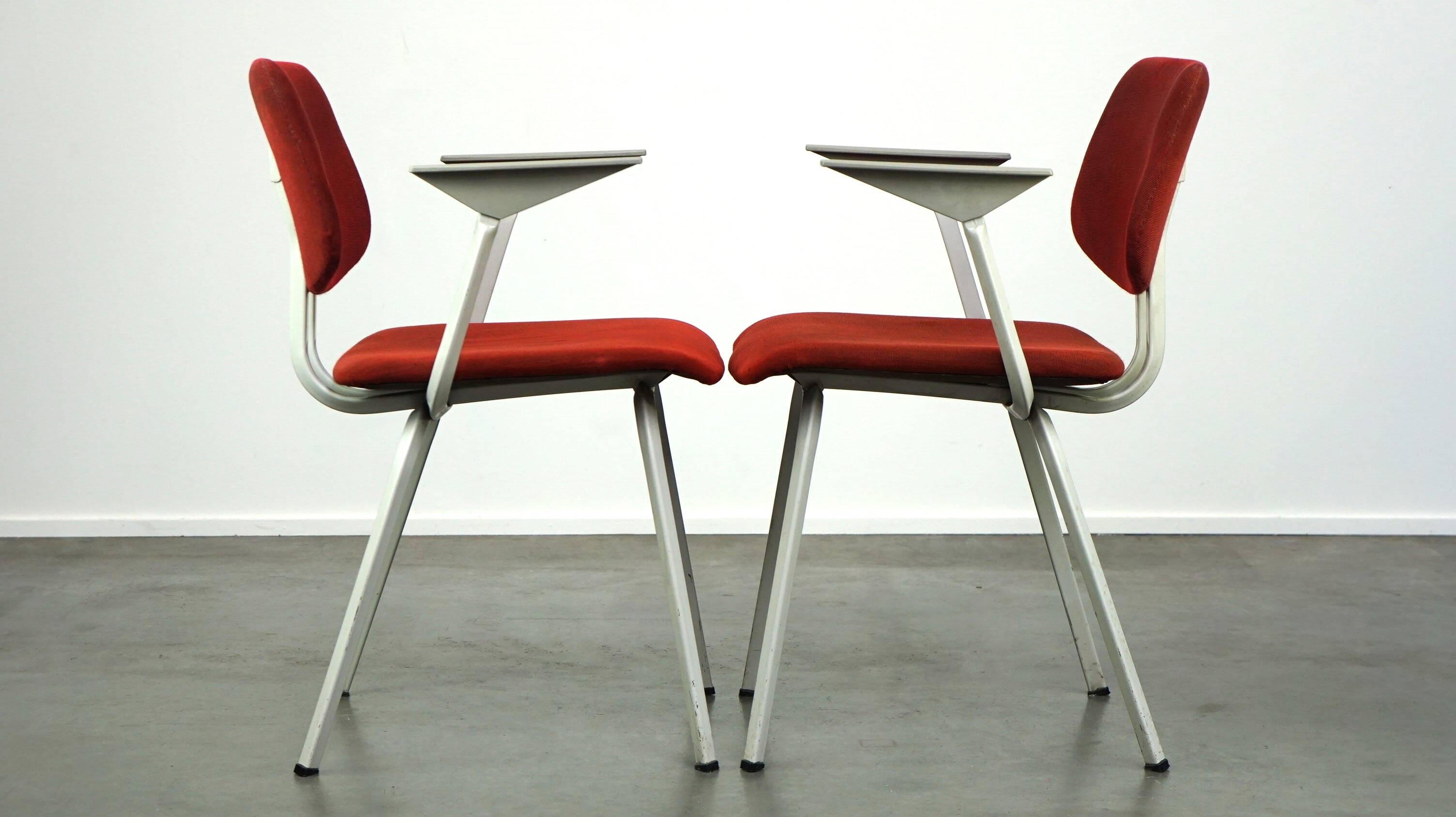Set of 3 vintage design chairs by Friso Kramer for Ahrend de Cirkel from the late 1960s
