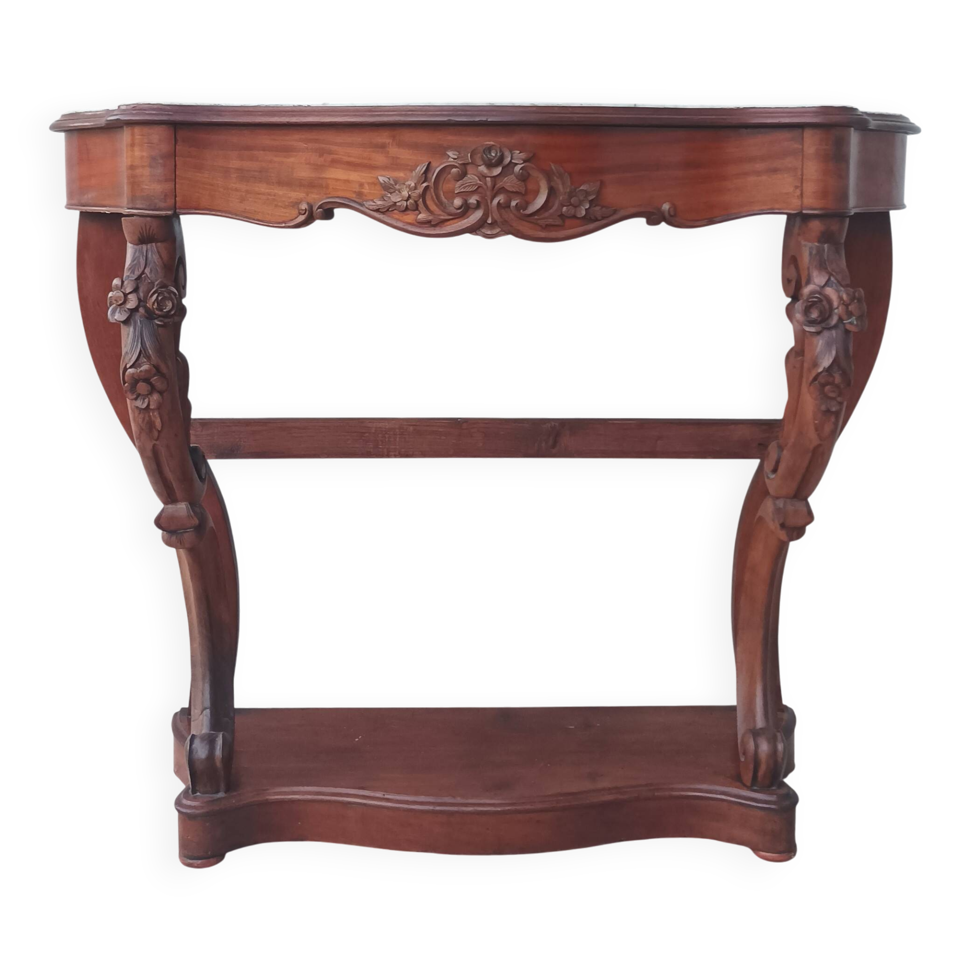 Napoleon III mahogany console