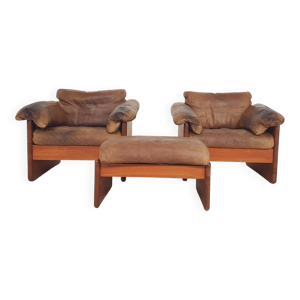 Fauteuils et ottman Mikael - 1970