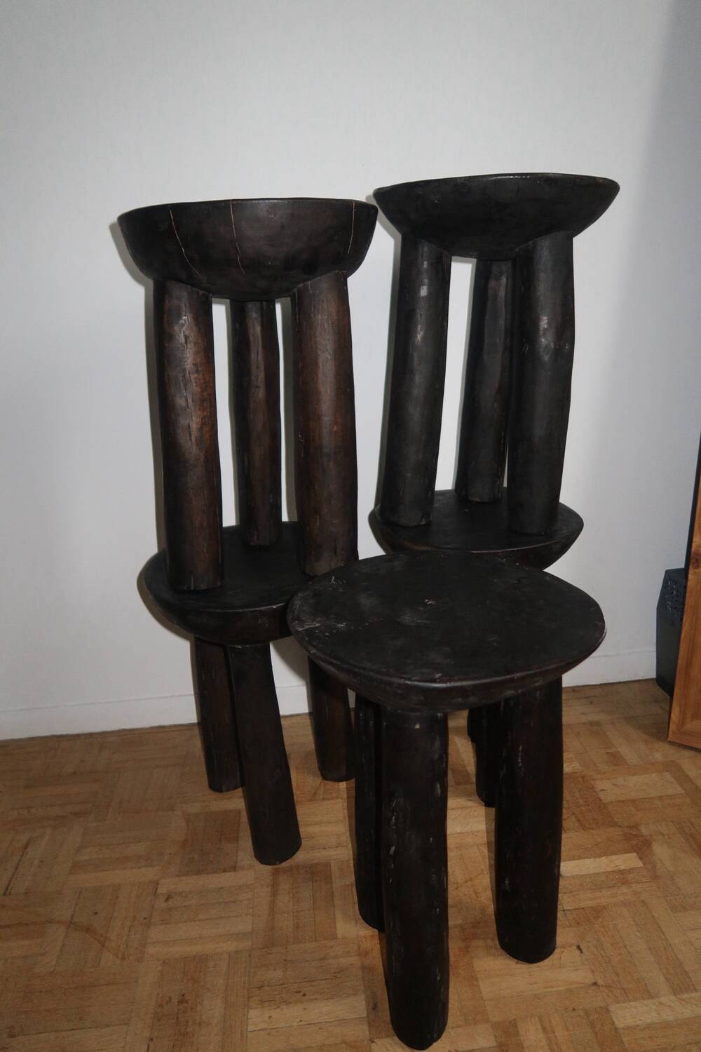 Set of 5 Senoufo tripods