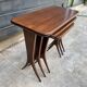 Set of 3 nesting tables by Raphaël Raffel, Scandinavian vintage, 1960s