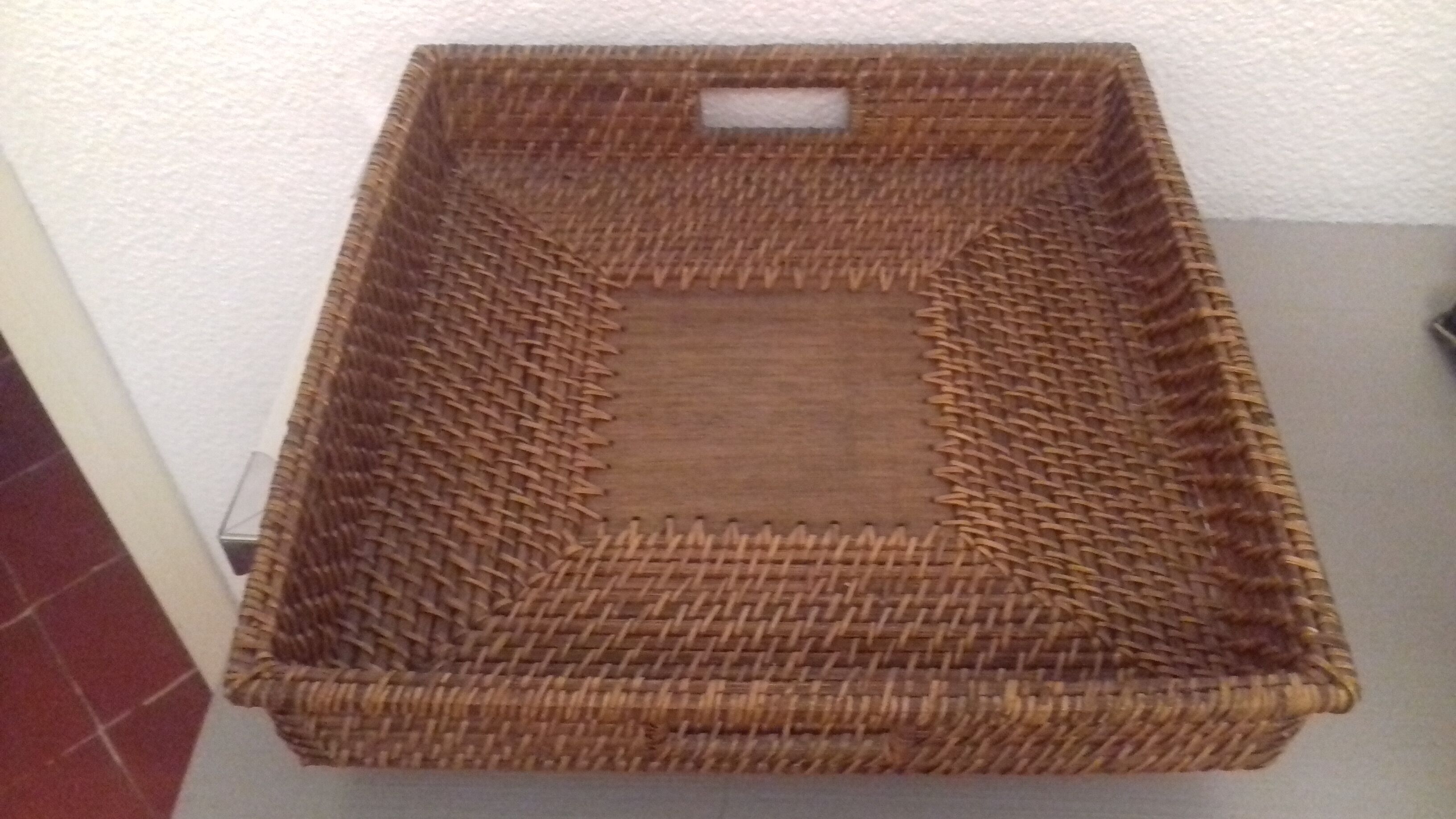 Square Wicker tray