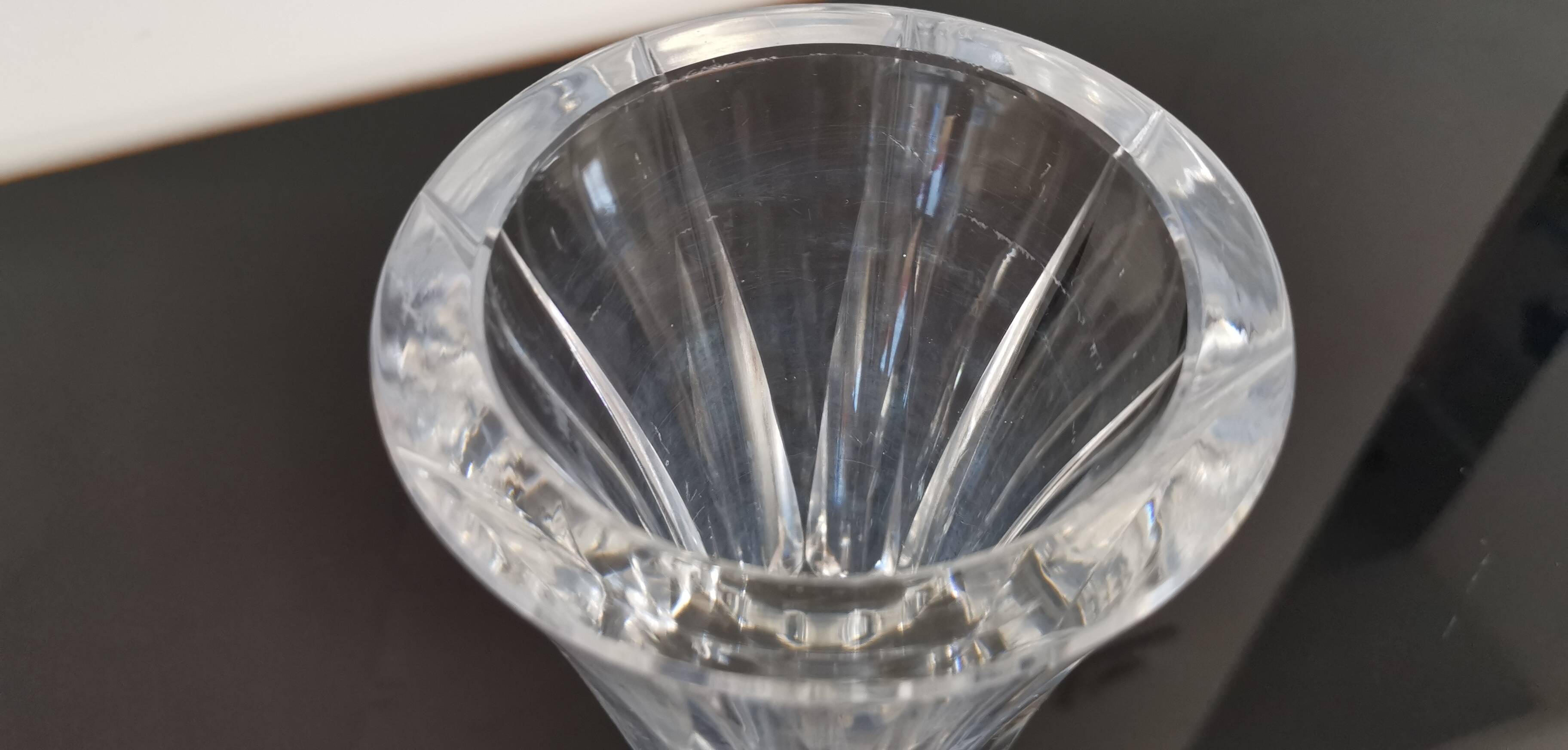 Vase en cristal St Louis