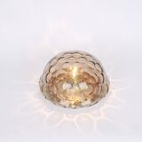Wall/Ceiling Light in Smoked Glass, Sputnik, Germany