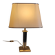 Table lamp "Le Dauphin" in gilded brass - mid 20th century