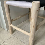 Black and white Moroccan bench