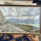 Signed landscape watercolor