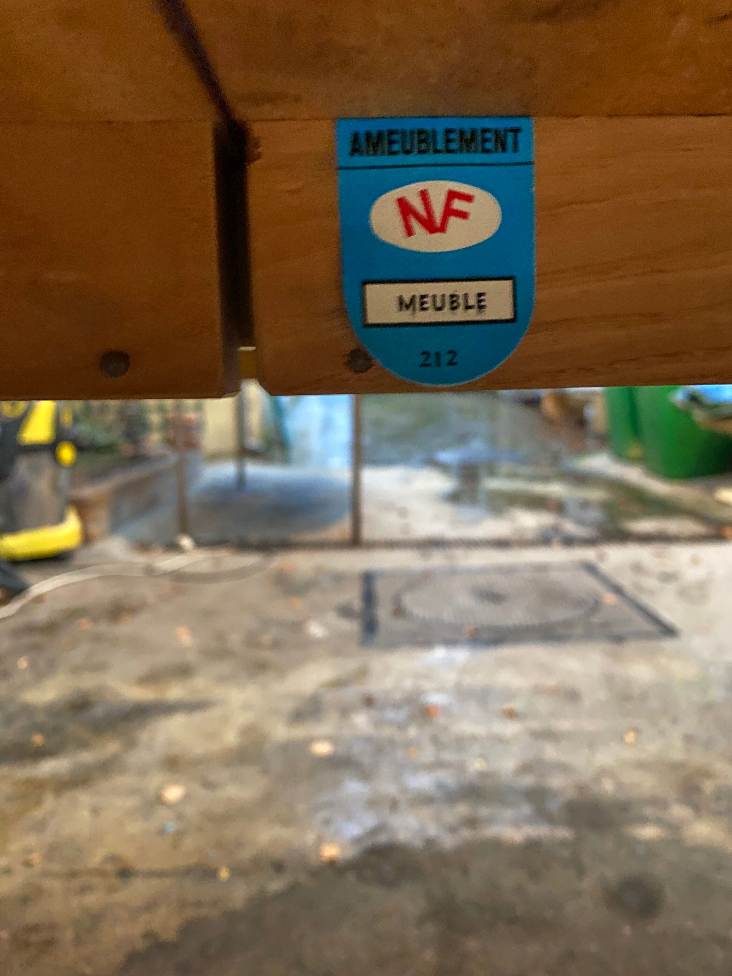 Scandinavian design dining table