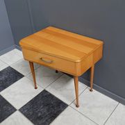 small hallway cabinet in unusual shape 1960s