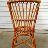 4 chaises en rotin