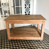 Wooden drapery table