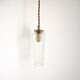 Chiseled glass suspension