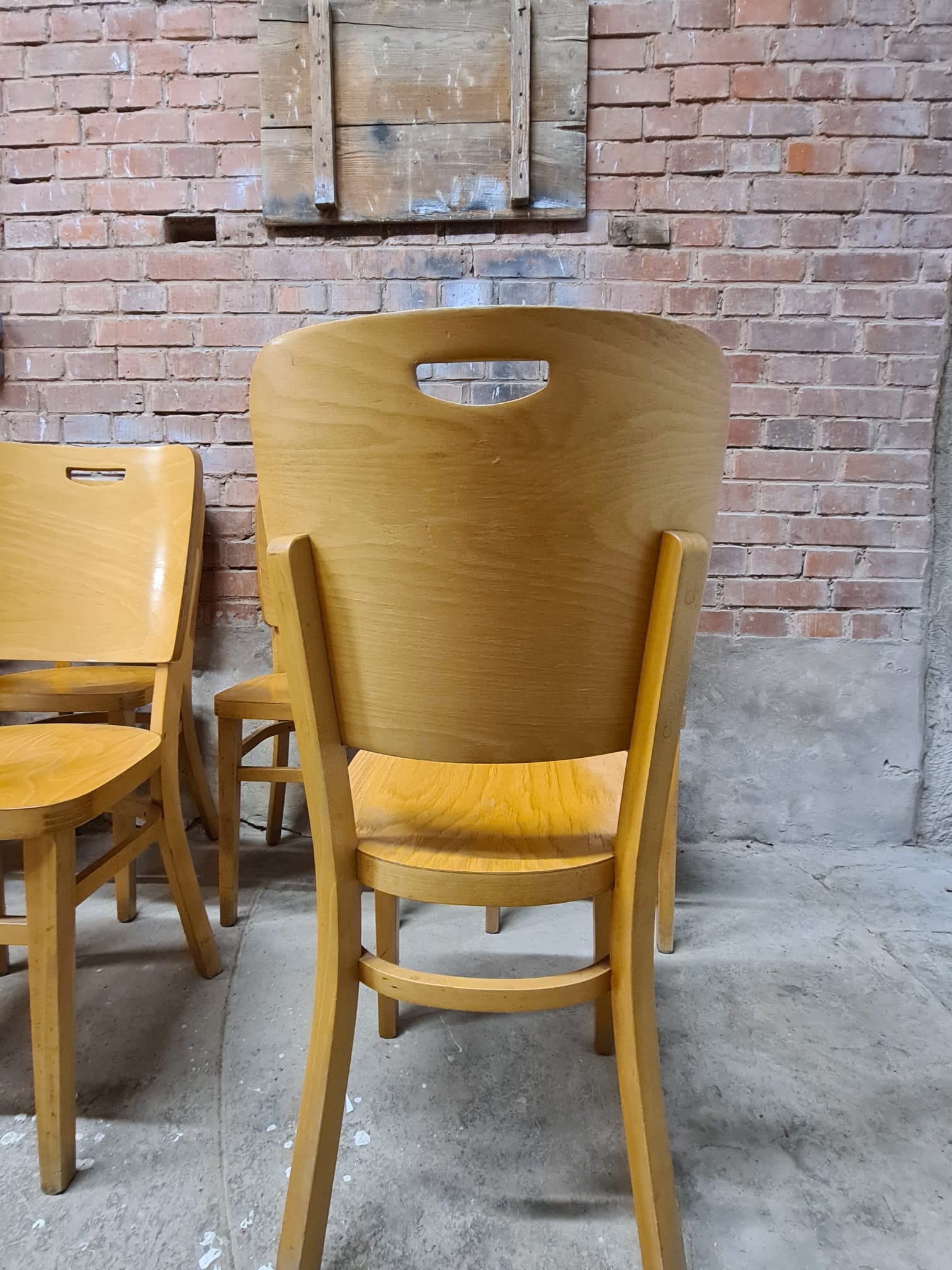 Set of 12 bistro chairs