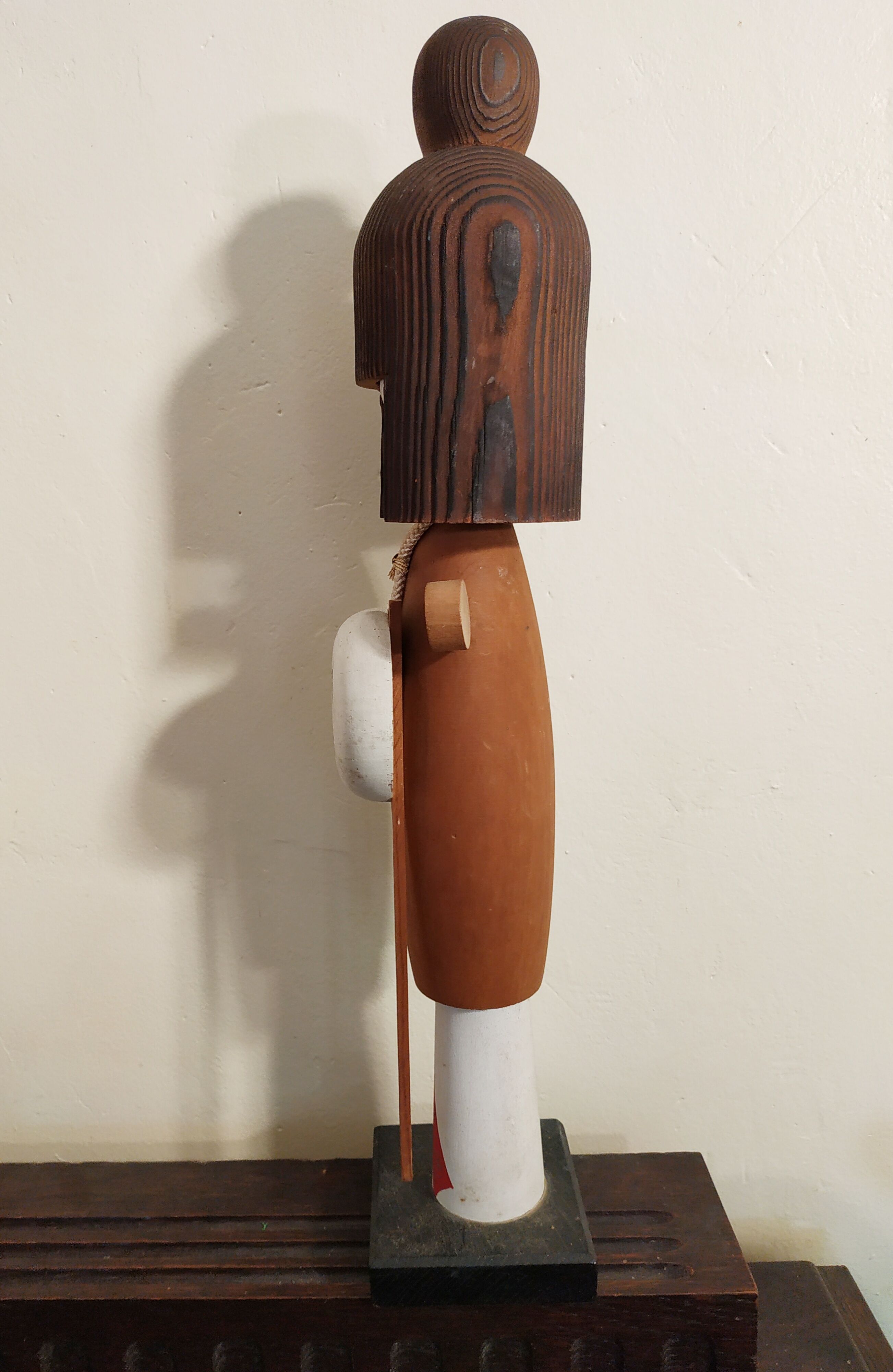 Great warrior kokeshi - Japan 1960-70