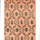 Geometric pattern turkish runner rug 350x85cm