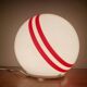 Very Rare Midcentury Table Ball Glass Lamp, 1970s