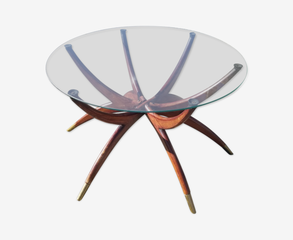 Table basse ronde vintage