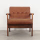 Oak armchair, Danish design, 60s, production: Denmark