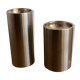 Stelton steel salt and pepper shaker, Scandinavian design Cylinda, Arne Jacobsen