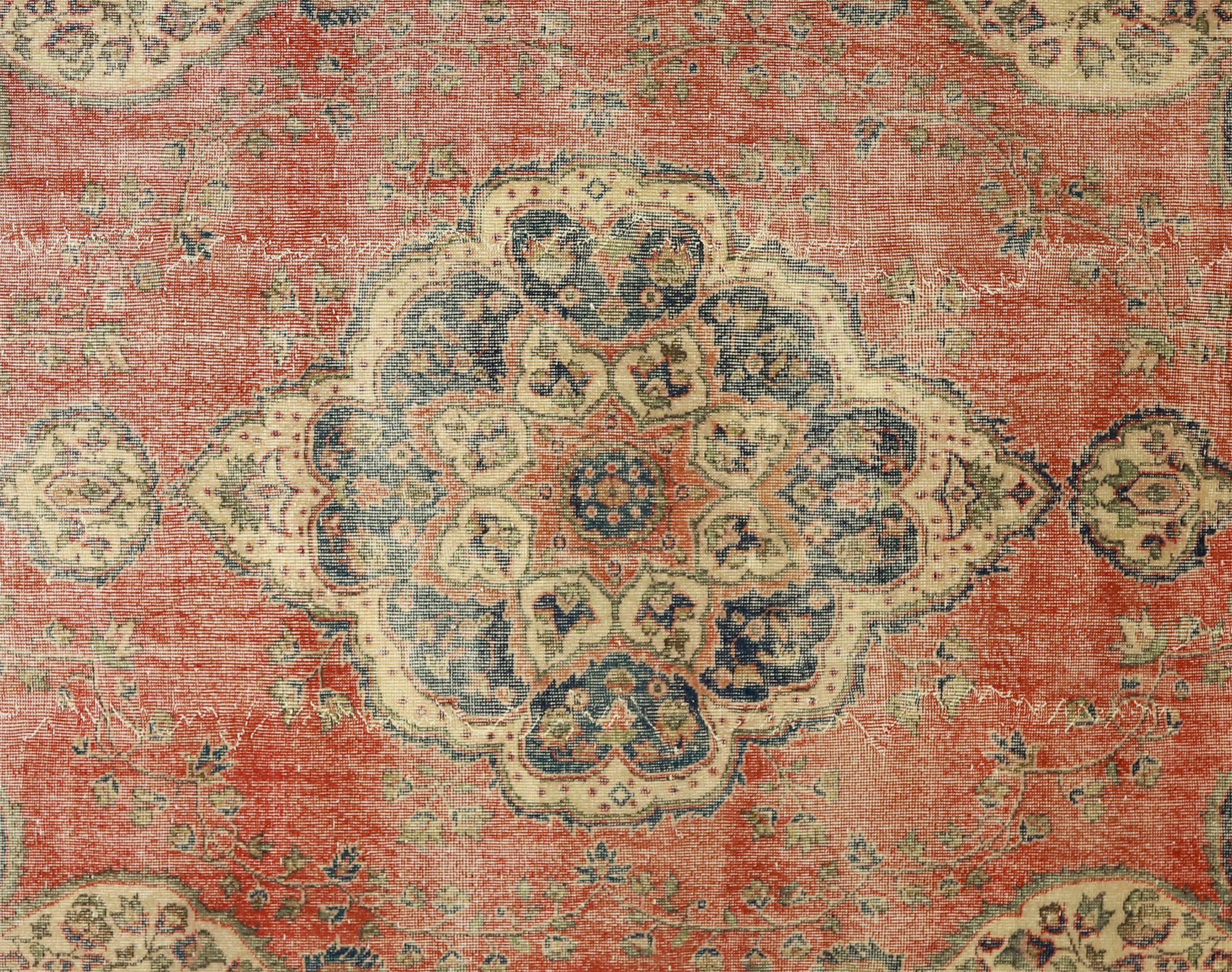 Anatolian handmade vintage rug 317 cm x 206 cm