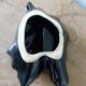Black ceramic and foam shell ashtray
