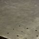 Vintage workshop desk in patinated metal