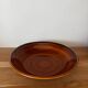 Vintage set of 6 honey brown deep plates Luneville.