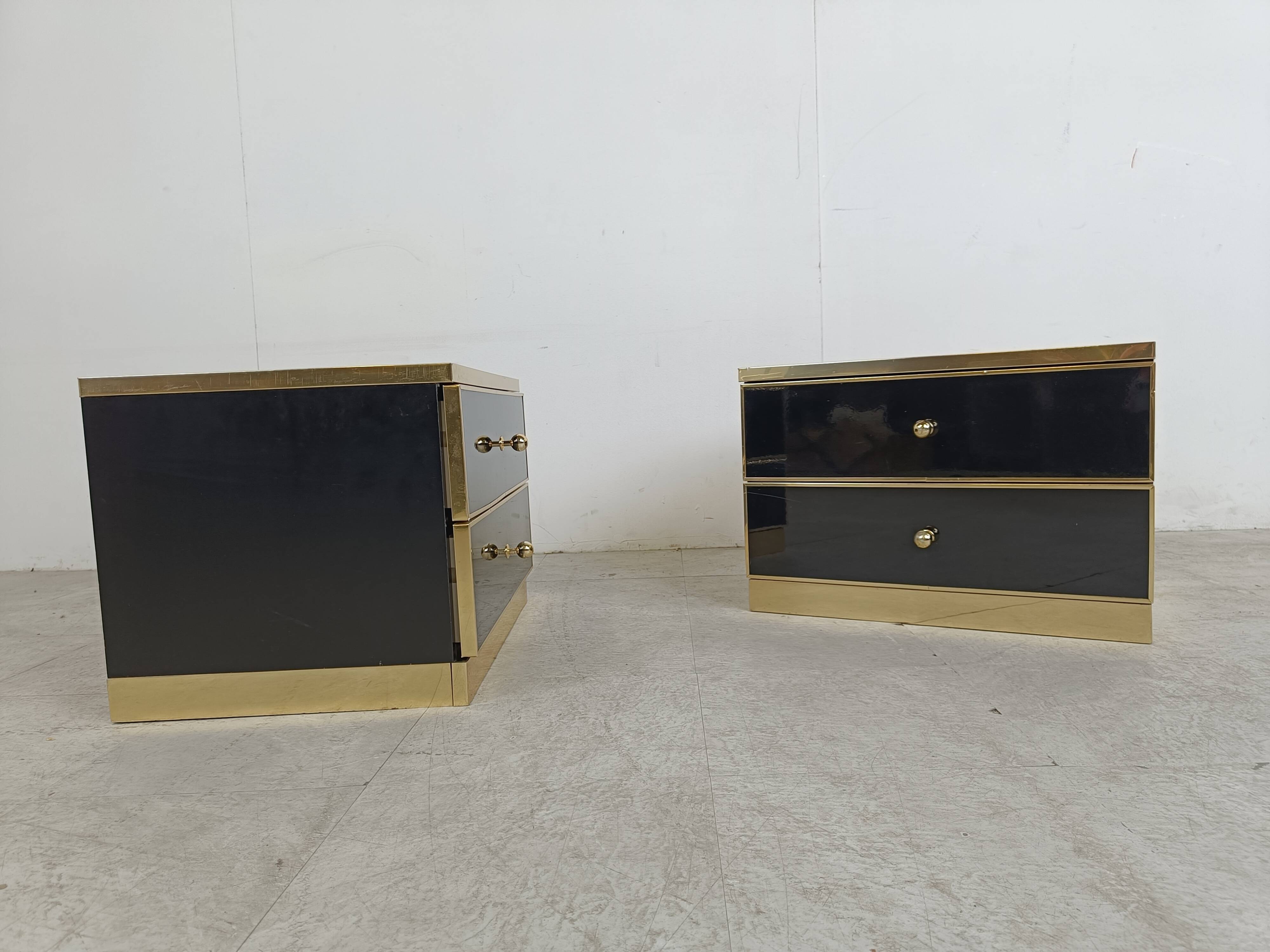 Pair of bedside cabinets, 1970s