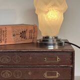 Clichy glass skyscraper table lamp