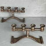 Pair of Art Deco candlesticks from the 1930s by Charles Piguet