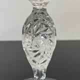 Pair of crystal candlesticks