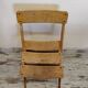 Bureau vintage pieds compas et sa chaise années 50/60