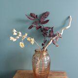 Vase Art Déco rose saumon