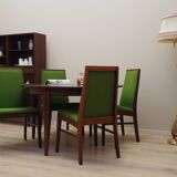 Ensemble de quatre chaises en palissandre, design danois, années 1970, fabricant : Dyrlund