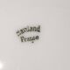 Flat plate in Limoges porcelain – Havland – Floral decoration