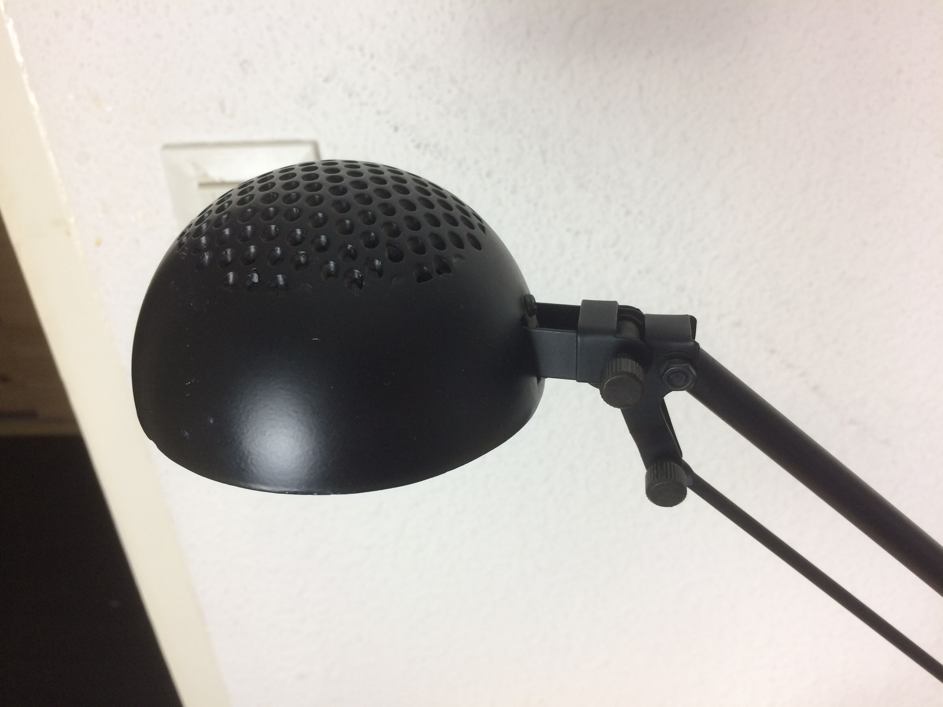 1980 Black Metal Balance Desk Lamp