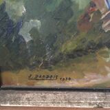 Ancient landscape painting.